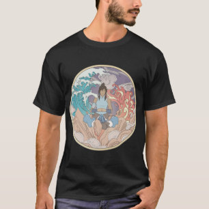 Camiseta Avatar Korra y el diseño de elementos