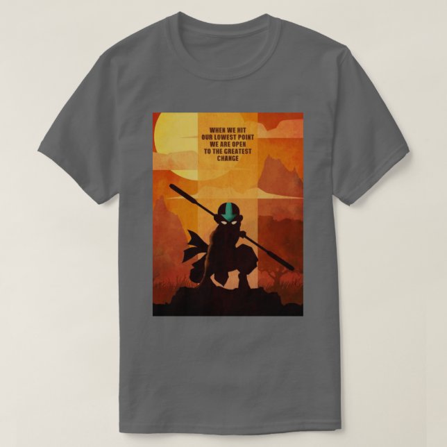 Camiseta avatar los últimos 4 (Diseño del anverso)
