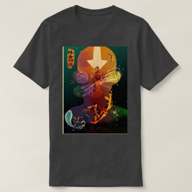 Camiseta avatar los últimos 6 (Diseño del anverso)