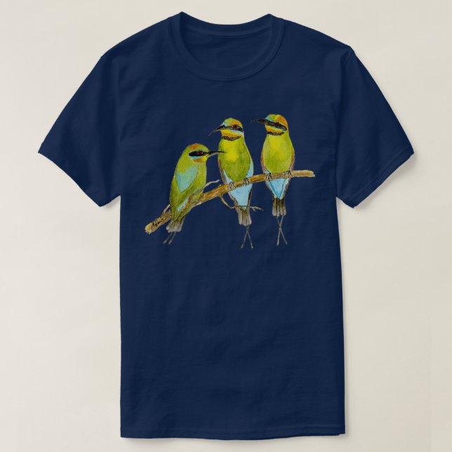 Camiseta Ave Abeja Aceite Bird (Diseño del anverso)