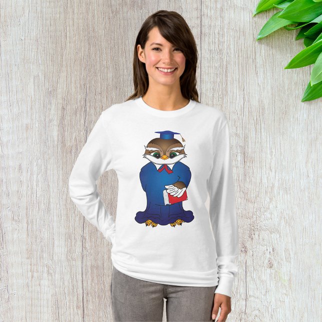 Camiseta Ave Académica Sabia Graduada De Lechuza (Subido por el creador)