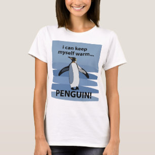 Camiseta Ave acuática divertida pingüino 