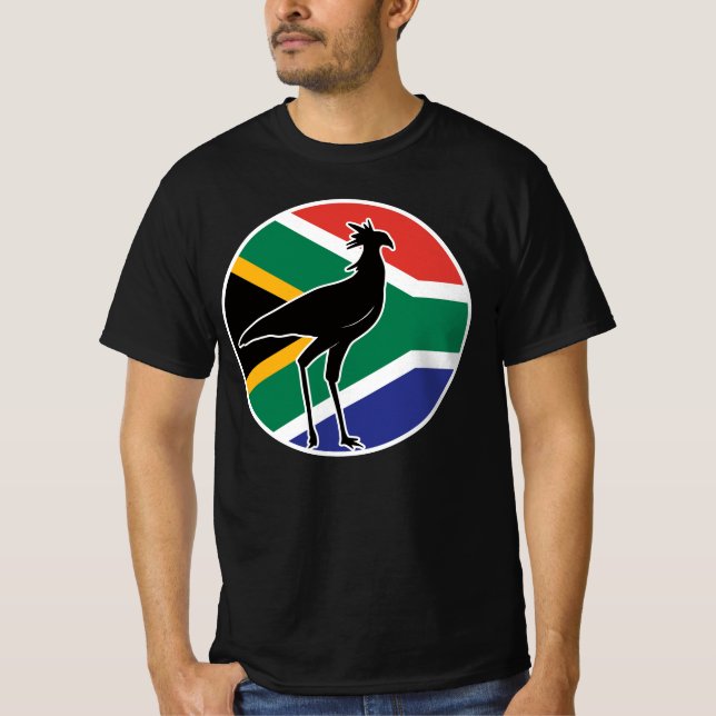 Camiseta Ave africana de la Secretaría de Aves de Sudáfrica (Anverso)