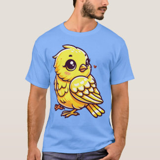 Camiseta Ave amarilla canaria