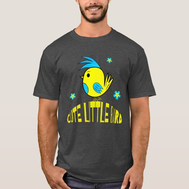 Camiseta Ave amarilla divertida (Anverso)