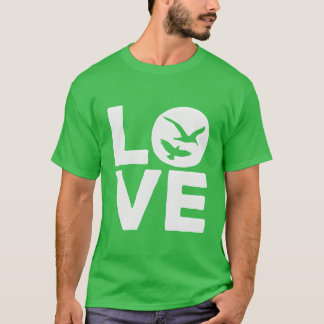 Camiseta Ave Amo Pájaros Falcon Aves Ornitólogo Biología re