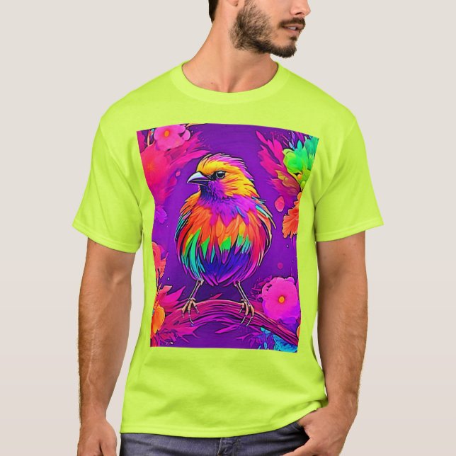 Camiseta Ave arcoiris en Dreamland (Anverso)