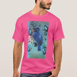 Camiseta Ave azul