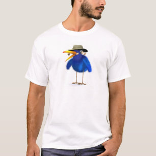Camiseta Ave azul 3d Australia