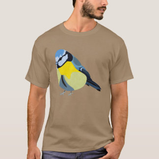 Camiseta Ave azul Parus Caeruleus Aves Ucrania