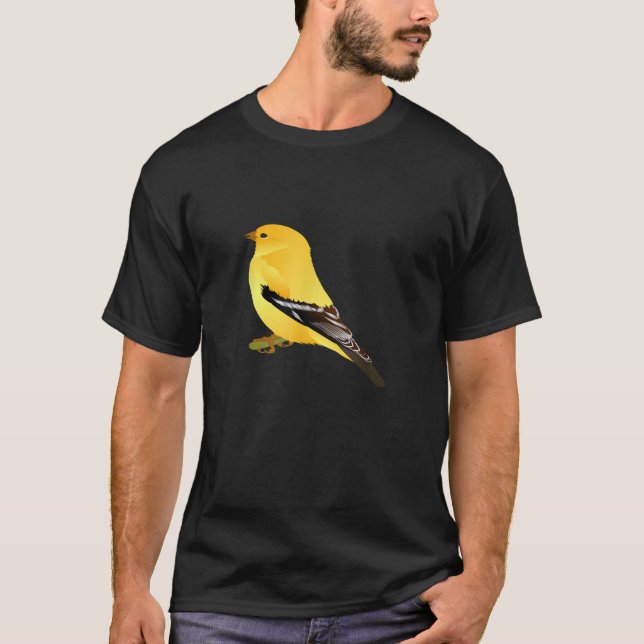 Camiseta Ave canaria amarilla (Anverso)