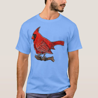 Camiseta Ave cardenal roja