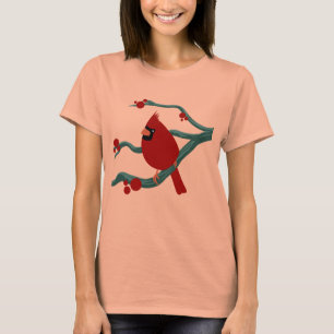 Camiseta ave cardinal