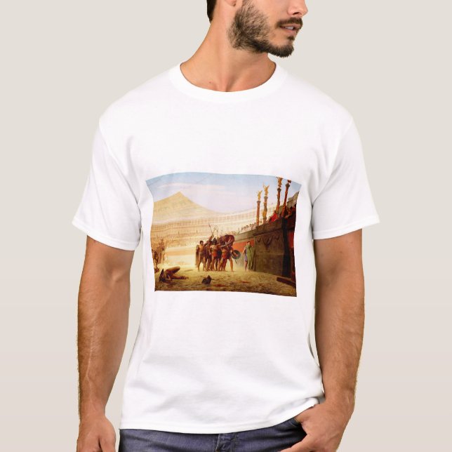 Camiseta Ave César de Jean-Léon Gérôme (Anverso)