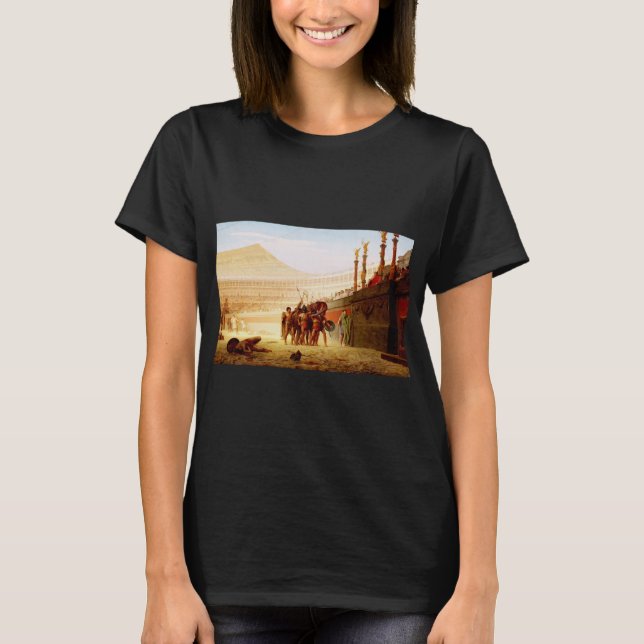 Camiseta Ave César de Jean-Léon Gérôme (Anverso)