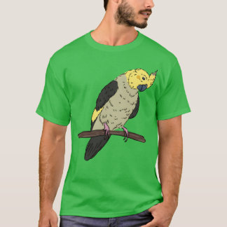 Camiseta Ave Cockatiel en una fábrica de cerveza de filial