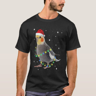 Camiseta Ave Cockatiel Santa Cockatoo Parrot