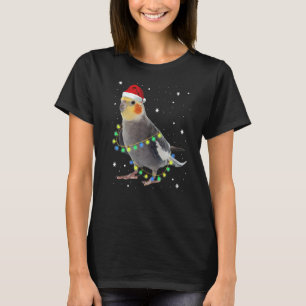 Camiseta Ave Cockatiel Santa Cockatoo Parrot