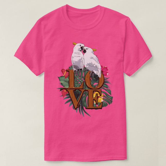 Camiseta Ave Cockatoo 2 (Diseño del anverso)