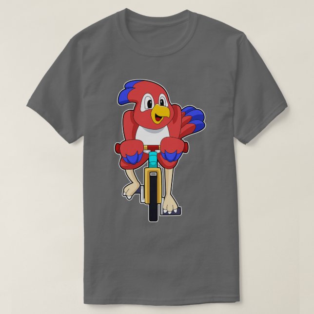 Camiseta Ave con bicicleta (Diseño del anverso)
