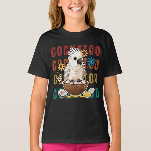 Camiseta Ave de cacatúa (Anverso)