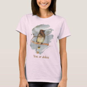 Camiseta Ave de Cera de Cedro Personalizada