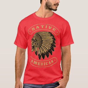 Camiseta Ave de cráneo nativo americano