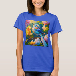 Camiseta Ave de Fantasía Ala de Arcoíris