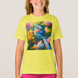 Camiseta Ave de Fantasía Ala de Arcoíris