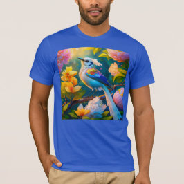 Camiseta Ave de Fantasía Ala de Arcoíris