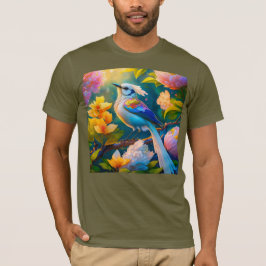 Camiseta Ave de Fantasía Ala de Arcoíris