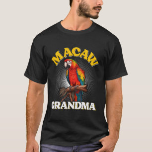 Camiseta Ave de la abuela de Macaw amante de los Macaws Par