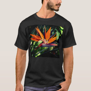 Camiseta Ave de la flor del paraíso.