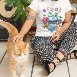 Camiseta Ave De Lechuza Con Flores