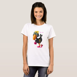 Camiseta Ave de moda - Pintura - Diversión