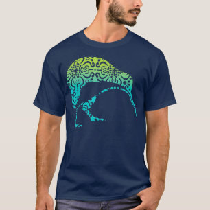 Camiseta Ave de Nueva Zelanda de la tribu Maorí Kiwi