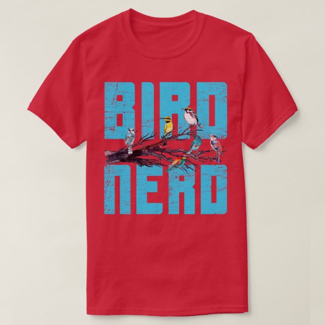Camiseta Ave de observación de aves Lover 1 (Diseño del anverso)