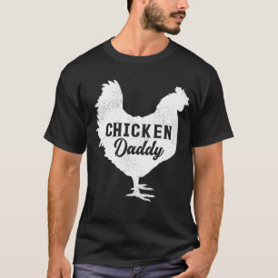 Camiseta Ave de pollo a la gallina mejor padre de padre
