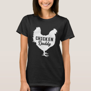 Camiseta Ave de pollo a la gallina mejor padre de padre