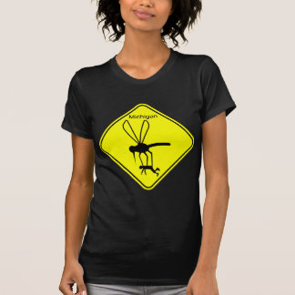 Camiseta Ave del Estado de Michigan al mosquito