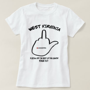 Camiseta Ave del estado de Virginia Occidental