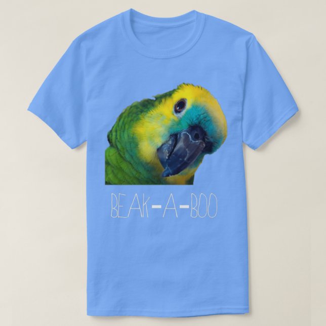 Camiseta Ave divertida de loro de Amazon verde (Diseño del anverso)