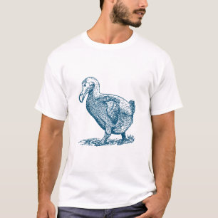 Camiseta Ave Dodo - Azul oceánico