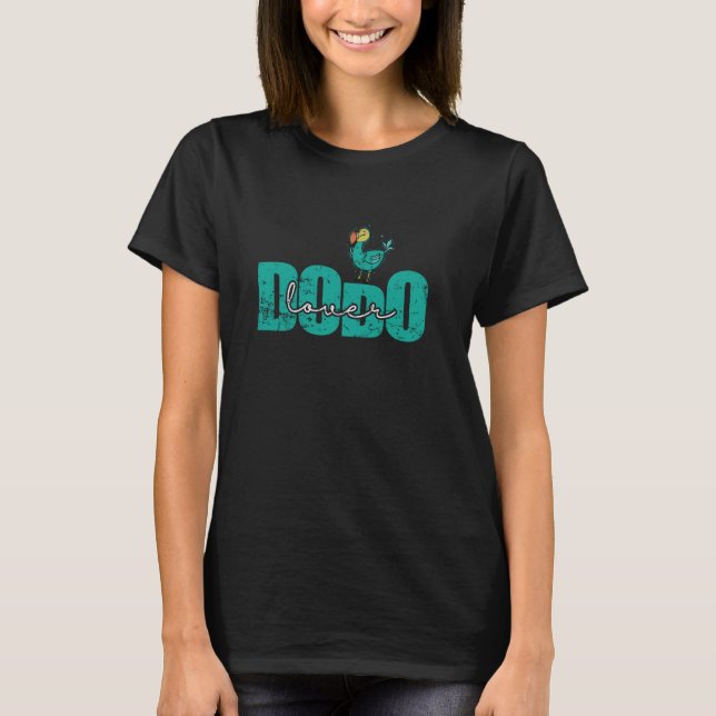 Camiseta Ave Dodo Lover de Mauricio (Anverso)