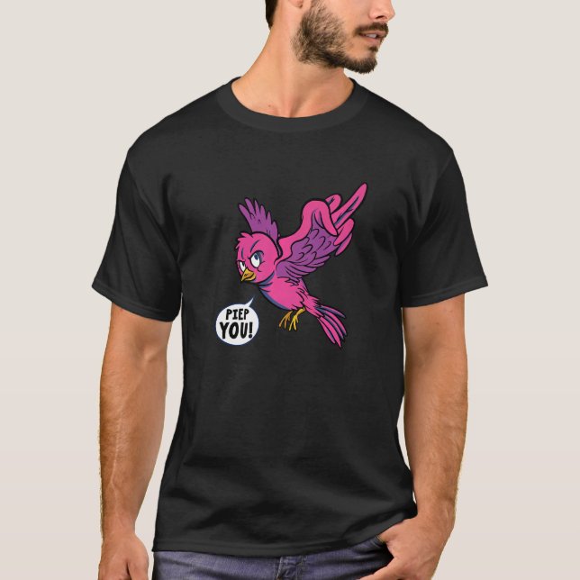 Camiseta Ave dulce Geh Weg Verpiss Dich Hau Ab (Anverso)