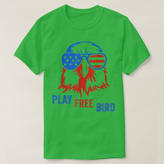 Camiseta Ave Eagle americano (Diseño del anverso)