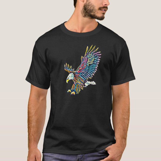 Camiseta Ave Eagle Motif de Prey (Anverso)