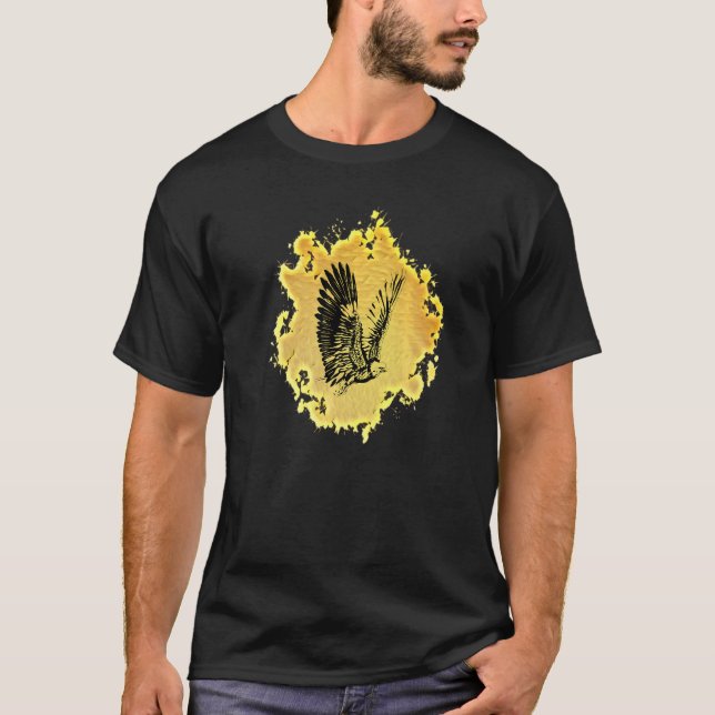 Camiseta Ave Eagle Motif De Prey 2 (Anverso)