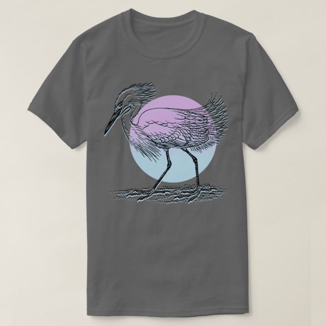 Camiseta Ave Egret (Diseño del anverso)