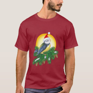 Camiseta Ave en Santa Hat